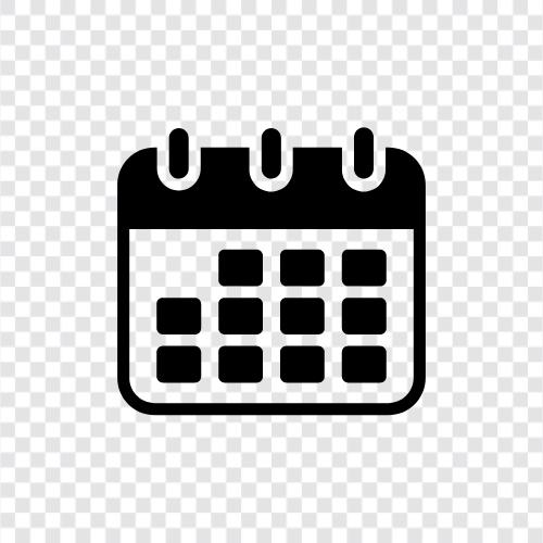 Veranstaltungen, Zeitplan, Feiertage, Geburtstage symbol