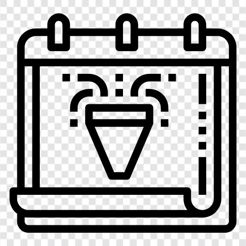 events, diary, schedule, list icon svg