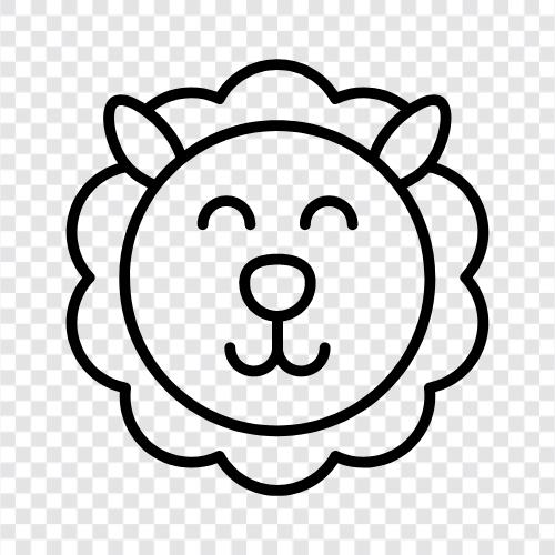 ewes, lambs, wool, fleece icon svg