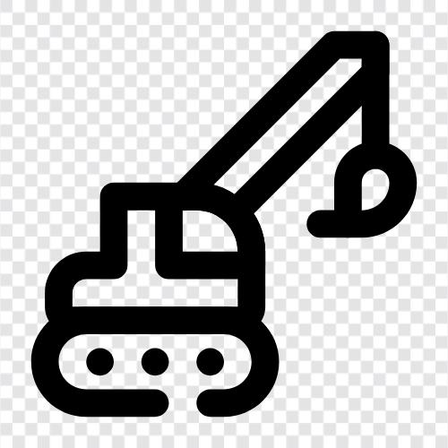 excavators, construction, earthmoving, heavy equipment icon svg