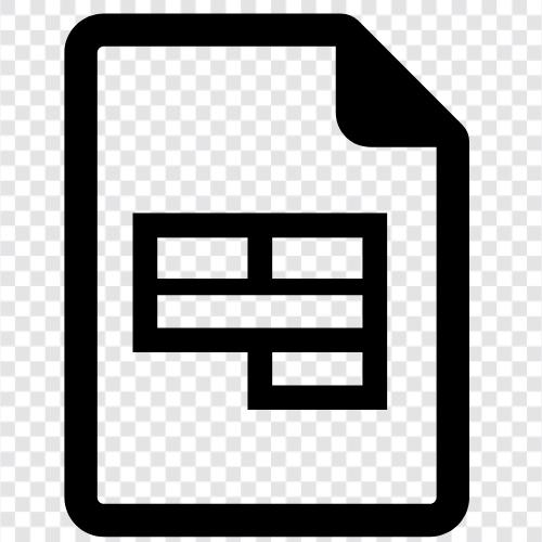 Excel Dosya Biçimi ikon