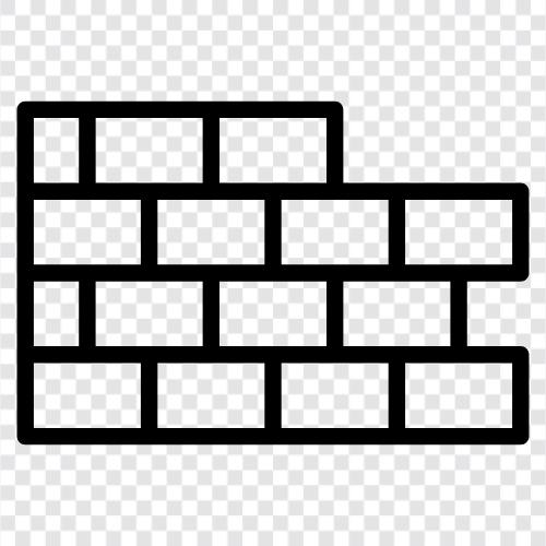 exterior, masonry, wall, brick icon svg