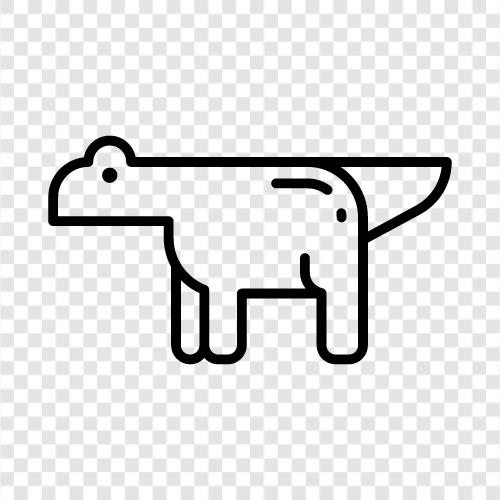 extinct, prehistoric, sauropod, theropod icon svg