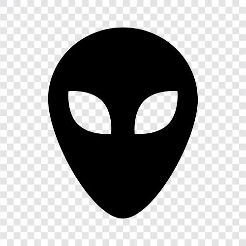 extraterrestrial, UFO, space, spacecraft icon svg