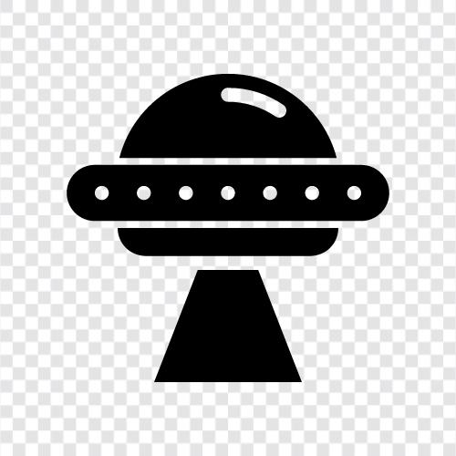 внеземные, инопланетяне, летающие тарелки, ufoнаблюдения Значок svg