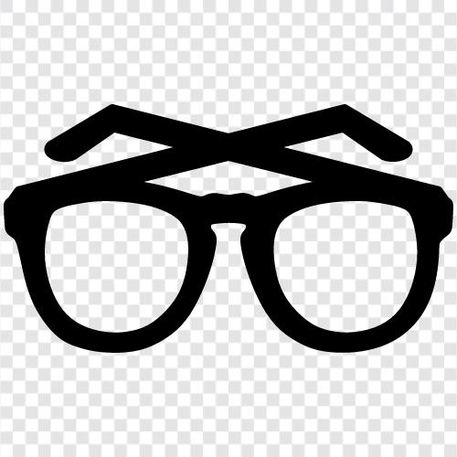 Göz gözlükleri, Gözlük ikon svg
