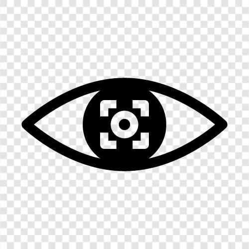 Eye Scanning, Eye Scanning System, Eye Scanner, Eye Scan icon svg