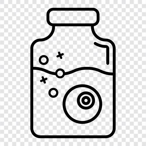 eyeballs, eyeball, jar, science experiment icon svg