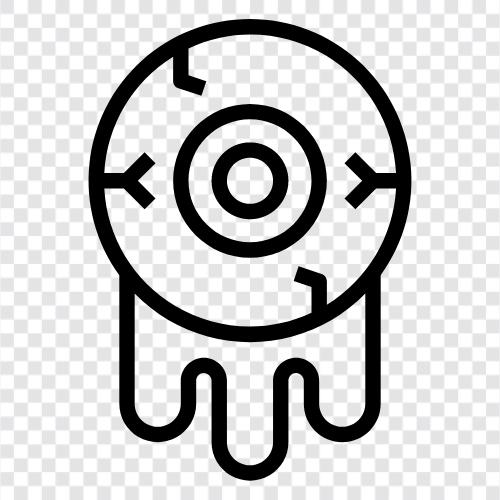 eyeballs, eyeball surgery, eyeball disease, eyeball infection icon svg