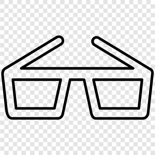 eyeglasses, specs, sunglasses, corrective lenses icon svg