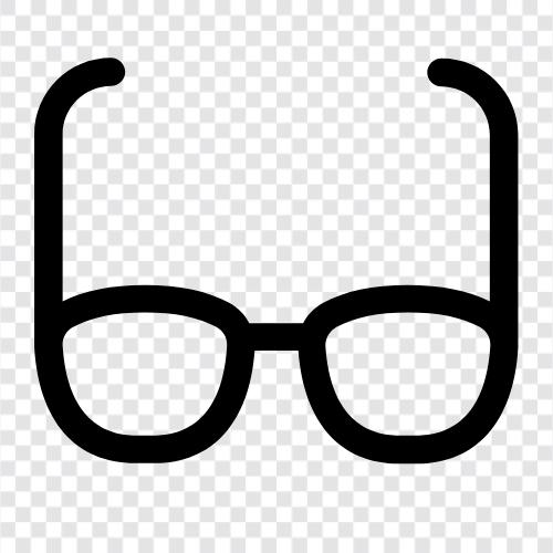 eyeglasses, spectacles, ophthalmic, prescription icon svg