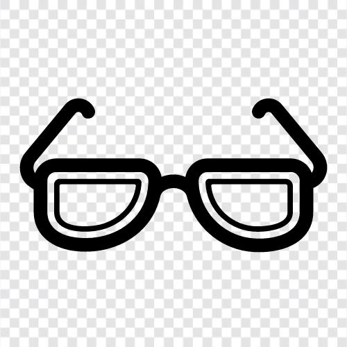 eyeglasses, specs, sunglasses, prescription glasses icon svg