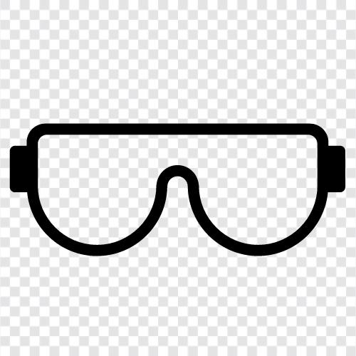 eyeglasses, shades, sun glasses, Goggles icon svg