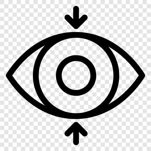 Augen, Sehvermögen, Optik, Farben symbol