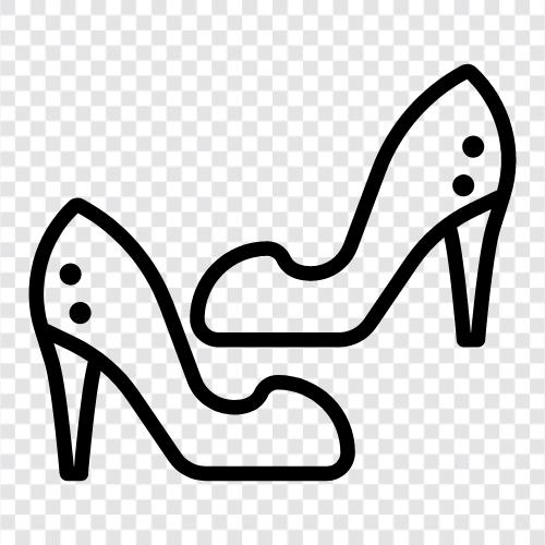 Mode, Schuhe, Frauen, High Heels symbol