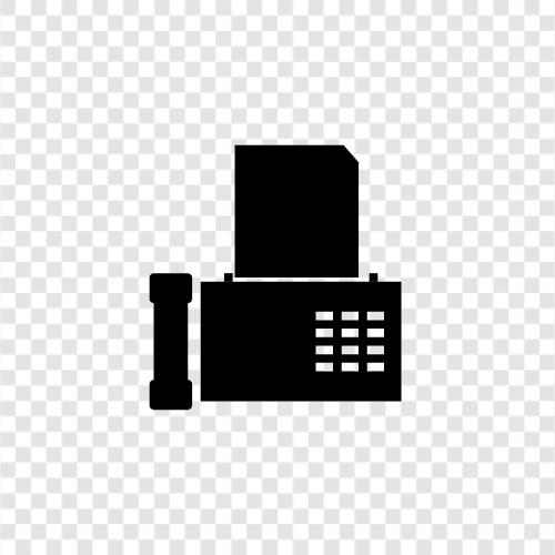 fax machine, fax service, fax software, fax machine rental icon svg