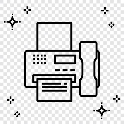 fax machine, fax software, fax service, fax machine repair icon svg