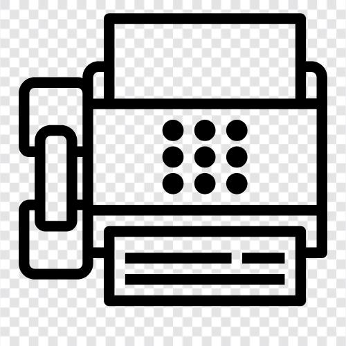 fax machine, fax cover sheet, fax cover page, fax cover sheet template icon svg