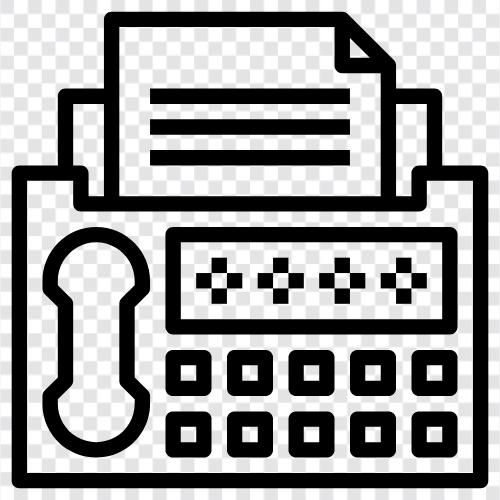 fax machine, faxing, faxes, send fax icon svg