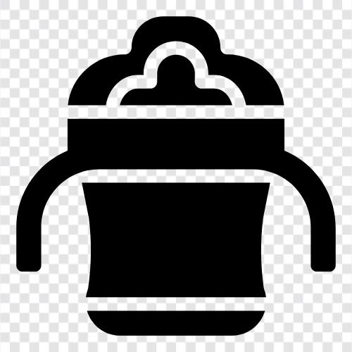 Fütterungsflasche, Trinkbecher, Stillen, Flaschenfütterung symbol