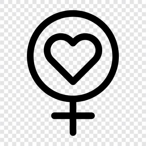 Female Mind, Female Spirit, Female Heart icon svg