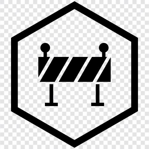 fence, wall, Environmental barrier: -Protection, barrier icon svg