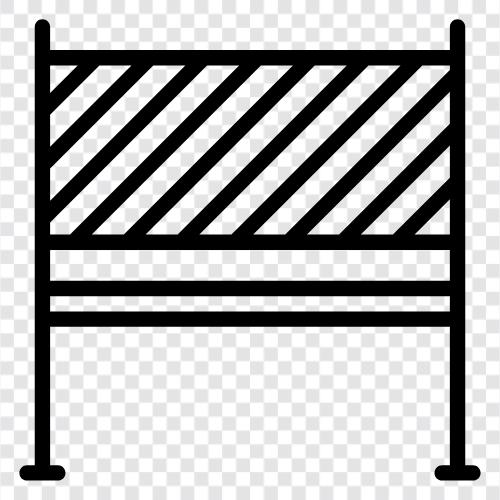 Zaun, Wand, Obstruktion, Obstruktionismus symbol