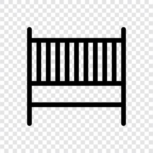 yatak odası için çit, köpek, çit yatak odası ikon svg