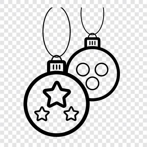 festive, ball, Christmas, gift icon svg