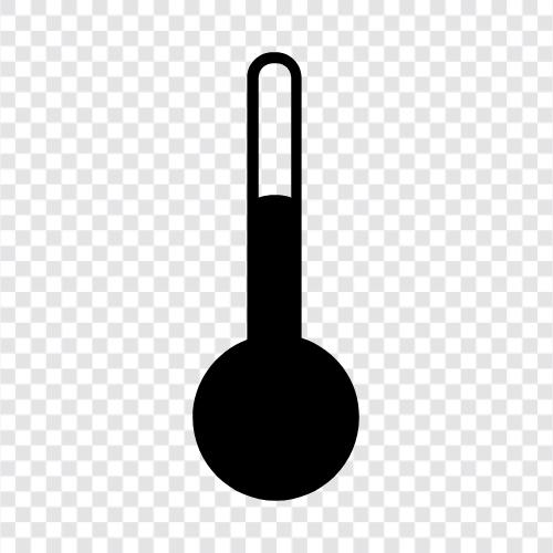 Fieber, Körpertemperatur, Fieberdiagramm, ThermometerSonde symbol