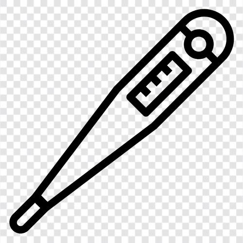 Fieber, Körpertemperatur, Fieberdiagramm, Thermometer für Baby symbol