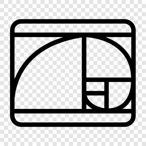 Fibonacci Sequence, Phi, Golden Mean, Fibonacci Numbers icon svg