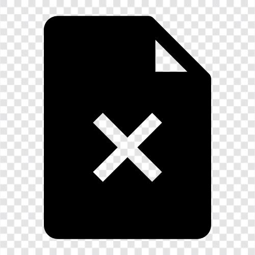 file cancellation, cancel, cancel document, document cancellation icon svg