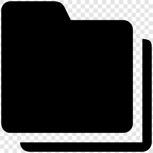 Datei, Speicher, organisieren, Speicherlösungen symbol