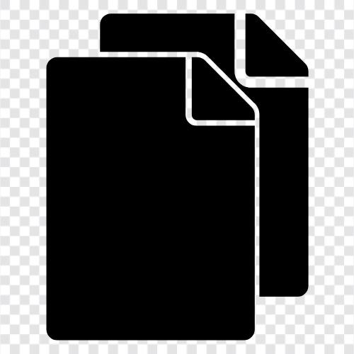 Dateierweiterung, Dateityp, Dateigröße, Dateiformat symbol