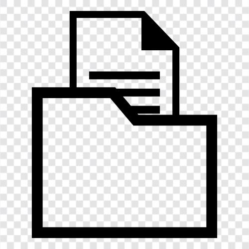 File system, File management, File archive, File compression icon svg