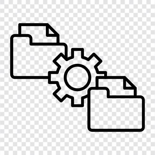 File System, File Sharing, Cloud Storage, File Transfer Protocol icon svg