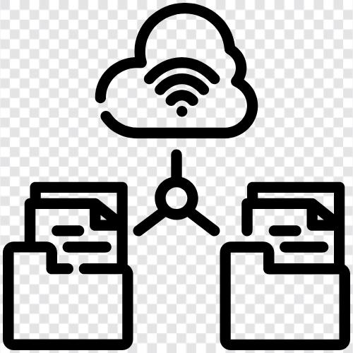 Загрузка файлов, загрузка файлов в режиме онлайн, хранение файлов в режиме онлайн, обмен файлами в режиме онлайн Значок svg