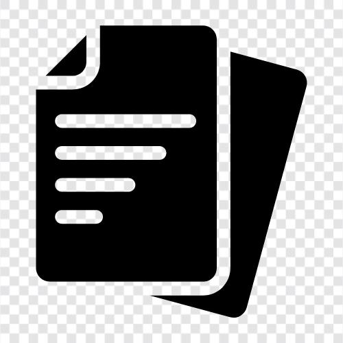 Einreichung, Dokument, Papiere, Datei symbol