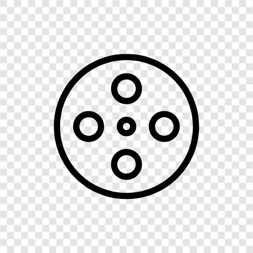 Film, Projektor, Filmrolle, Filmprojektor symbol