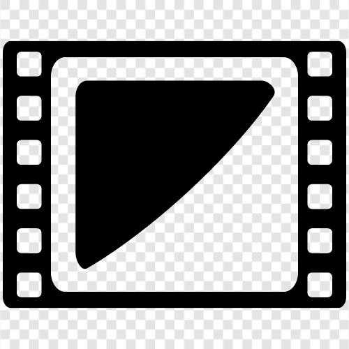 Filmkritik, Filmgeschichte, Filmfestival, Filmproduktion symbol