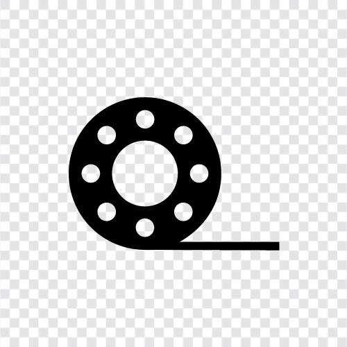 Filmrollendruck, Filmrollenprojektion, Filmrollenprojektionssystem, Filmrolle symbol