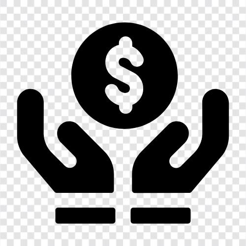 financial, budget, save, invest icon svg