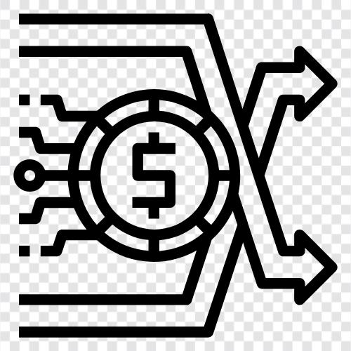 Finanzdienstleistungen, Investmentbanking, Private Equity, Risikokapital symbol