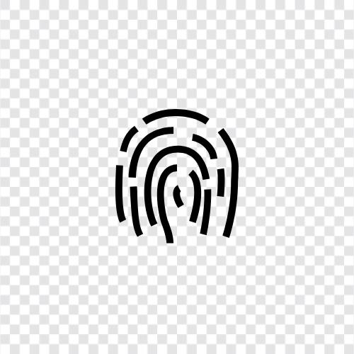 fingerprints, identification, criminal record, criminal record check icon svg