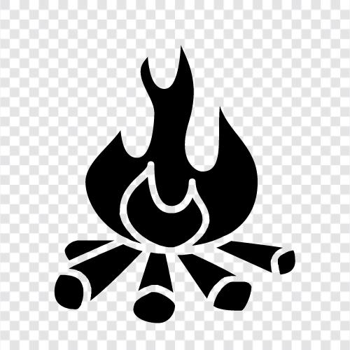 fire, roasting, cooking, outdoor icon svg