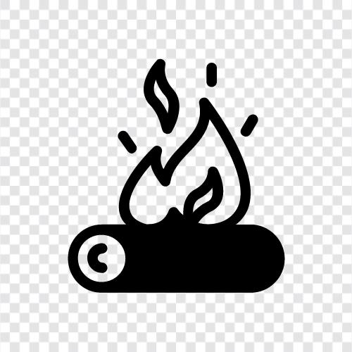 fire, outdoor, camping, outdoors icon svg