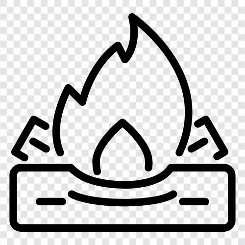 fire, camping, outdoor, enjoy icon svg