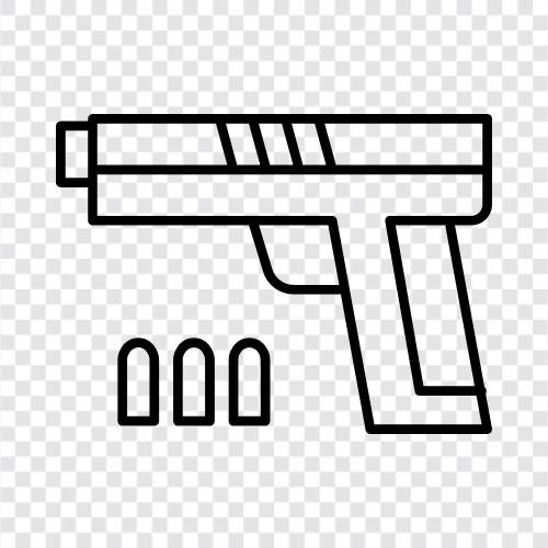 Firearms, Shooting, Shooting Range, Gunsmith icon svg