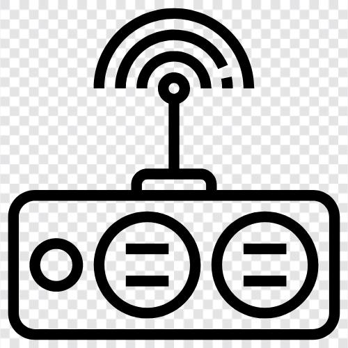 Firewall, Internet, Verbindung, Modem symbol